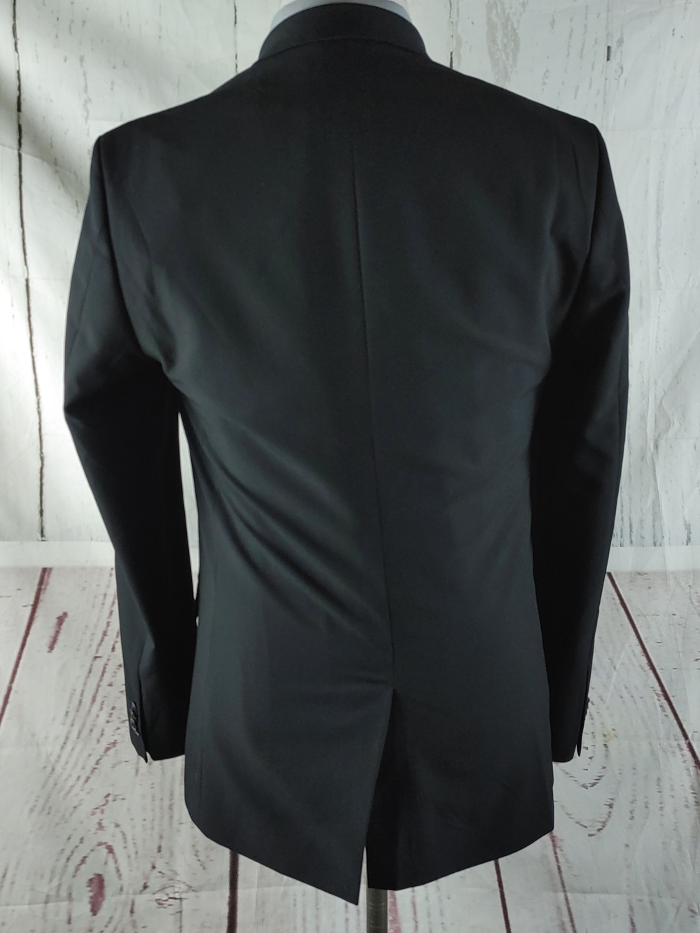 Ben Sherman Black Slim Fit Suit Jacket Size 38R - Picture 7 of 14